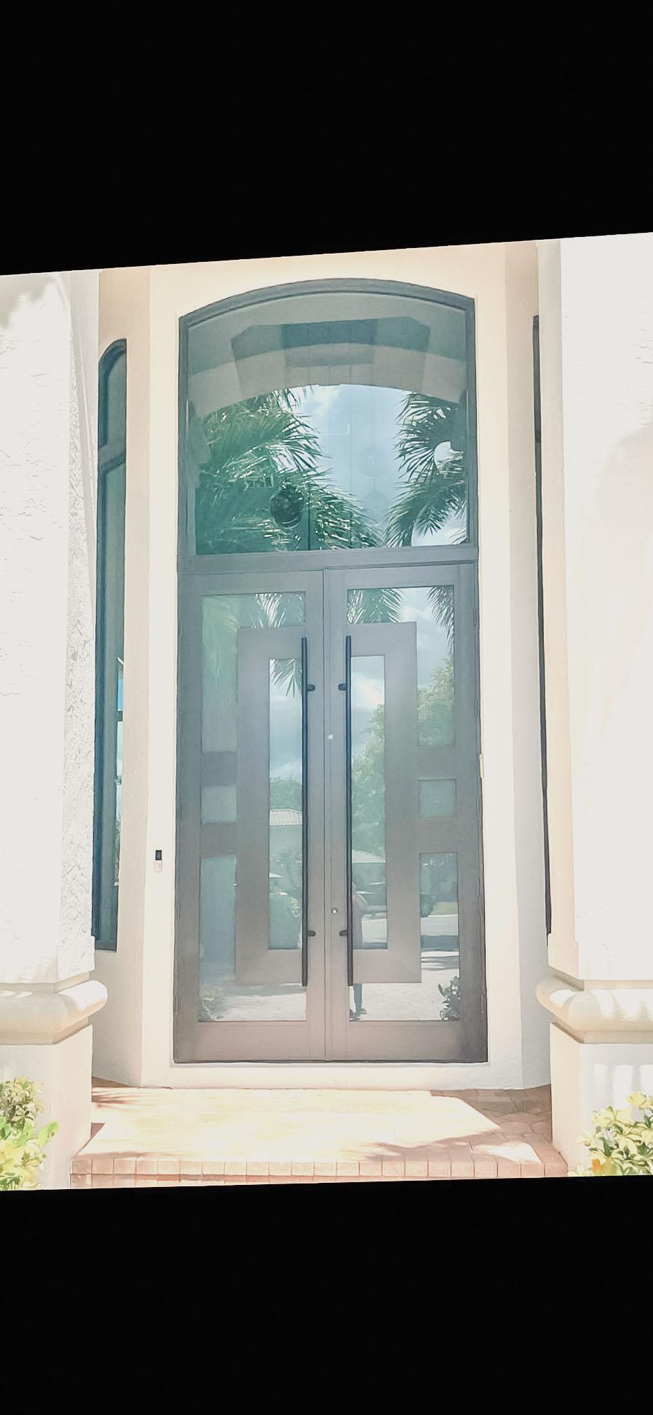Metal-design impact double doors from the Eco-Guard line in Orlando, FL